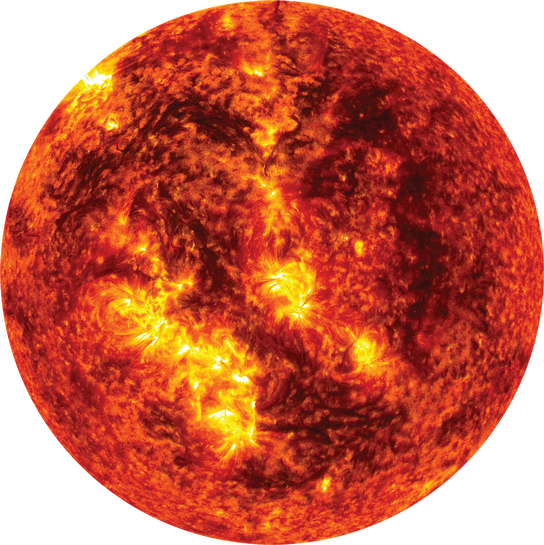 Sun. Elements of This Image Furnished by NASA.